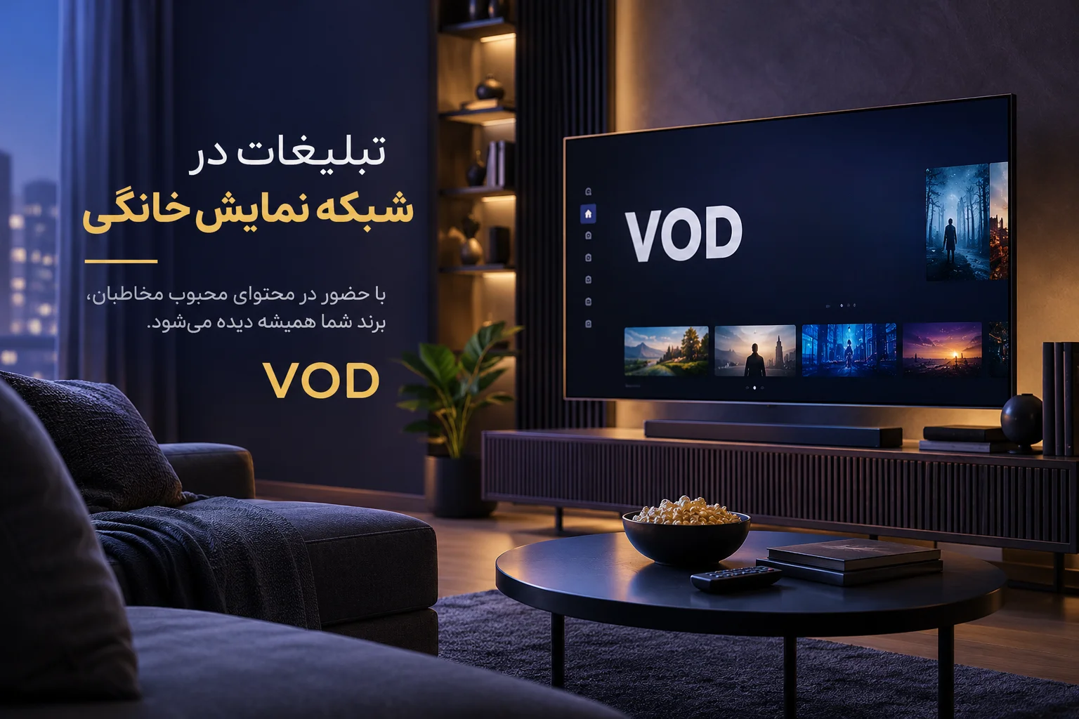 تبلیغات در شبکه نمایش خانگی